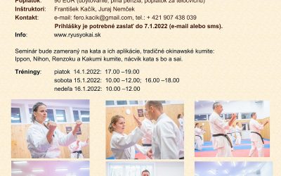 SEMINÁR TRADIČNÉHO OKINAWSKÉHO KARATE 2022